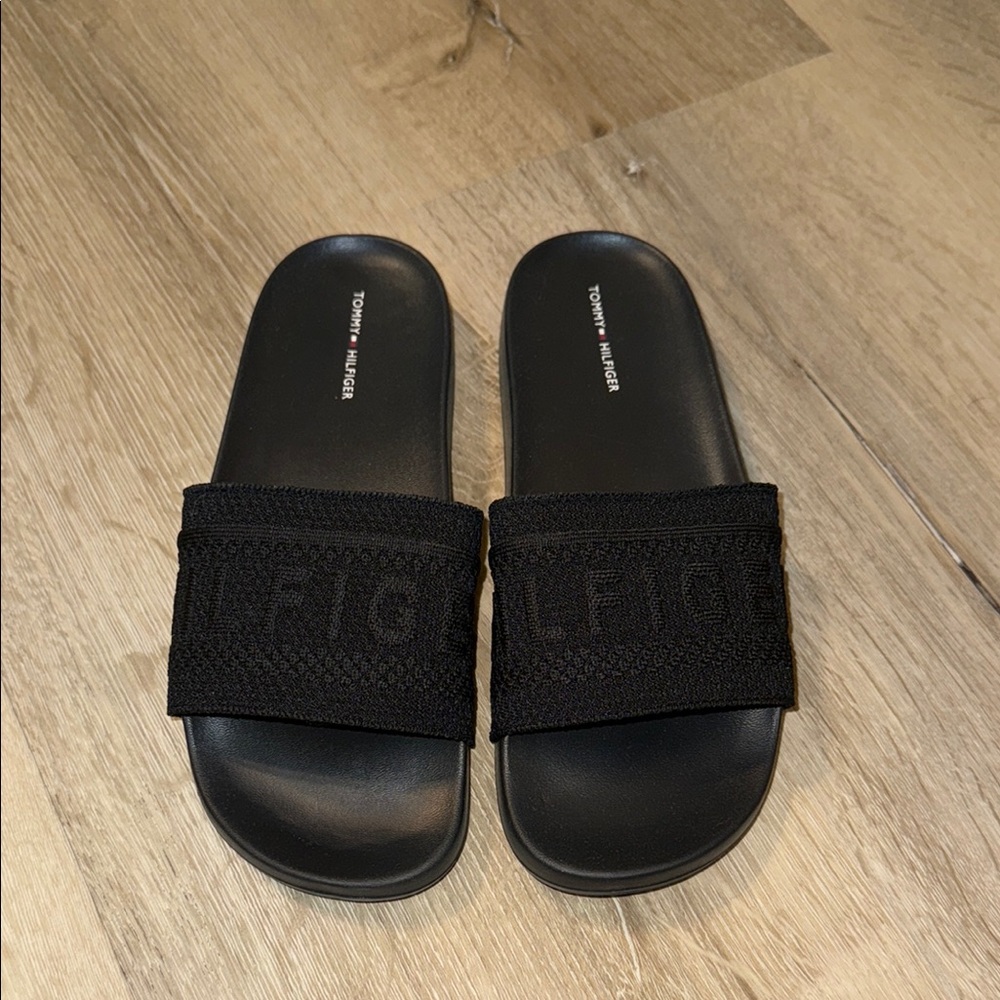 Brand new Tommy Hilfiger black sandals